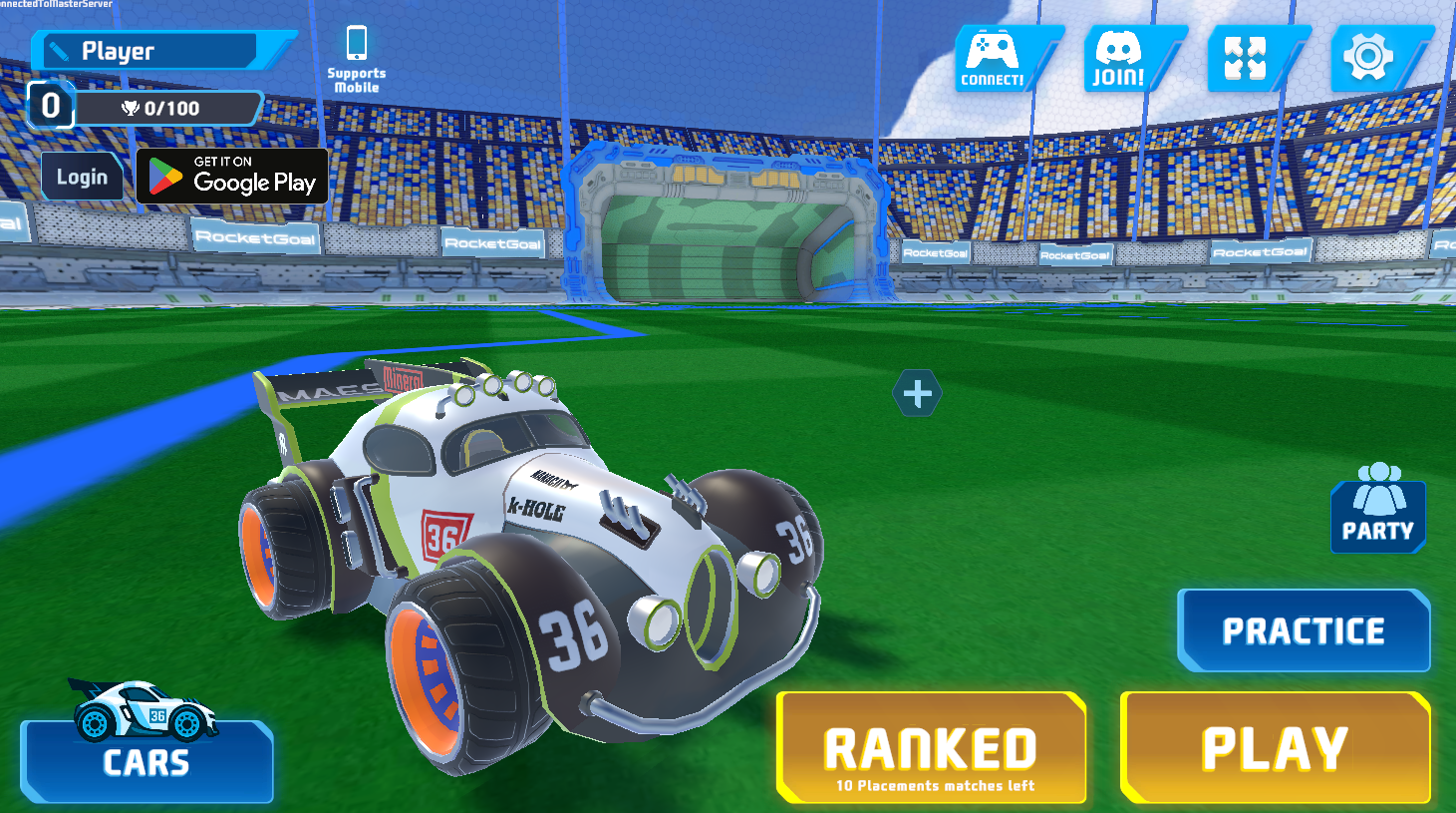 RocketGoal Game Screenshot