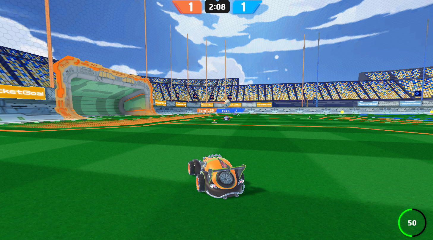 RocketGoal Game Screenshot